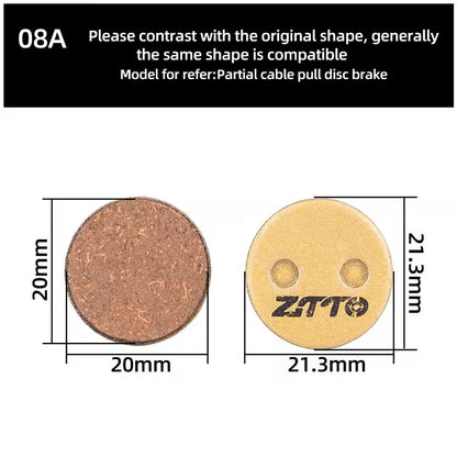 ZTTO Resin Bicycle Disc Brake Pad Pads Hydraulic Disc Brake Wear-Resistant Pad Most Brands Caliper