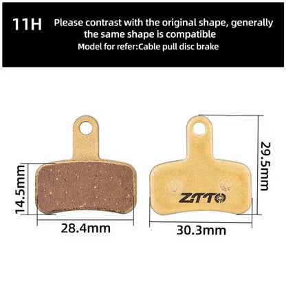 ZTTO Resin Bicycle Disc Brake Pad Pads Hydraulic Disc Brake Wear-Resistant Pad Most Brands Caliper