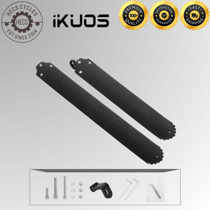 Foldable Bicycle Roll-Up Mudguard Adjustable Front Rear Fender for 14–22 Inch Bikes Bicycles