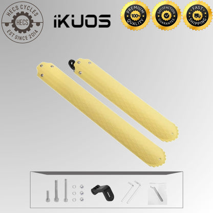 Foldable Bicycle Roll-Up Mudguard Adjustable Front Rear Fender for 14–22 Inch Bikes Bicycles