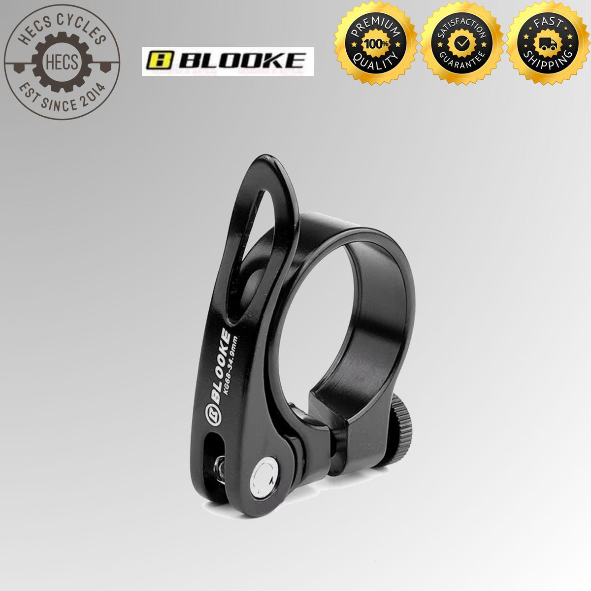 BLOOKE Quick Release Bicycle Seatpost Clamp Aluminium Alloy 28.6 31.8 34.9mm MTB Road Bike Seat Post Collar