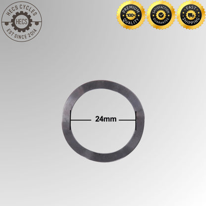 Bicycle Bottom Bracket Wavy Wave Washer Spacer 22mm 24mm 30mm Crankset Spindle Adapter for Sram Mountain Road Bike Bicycle