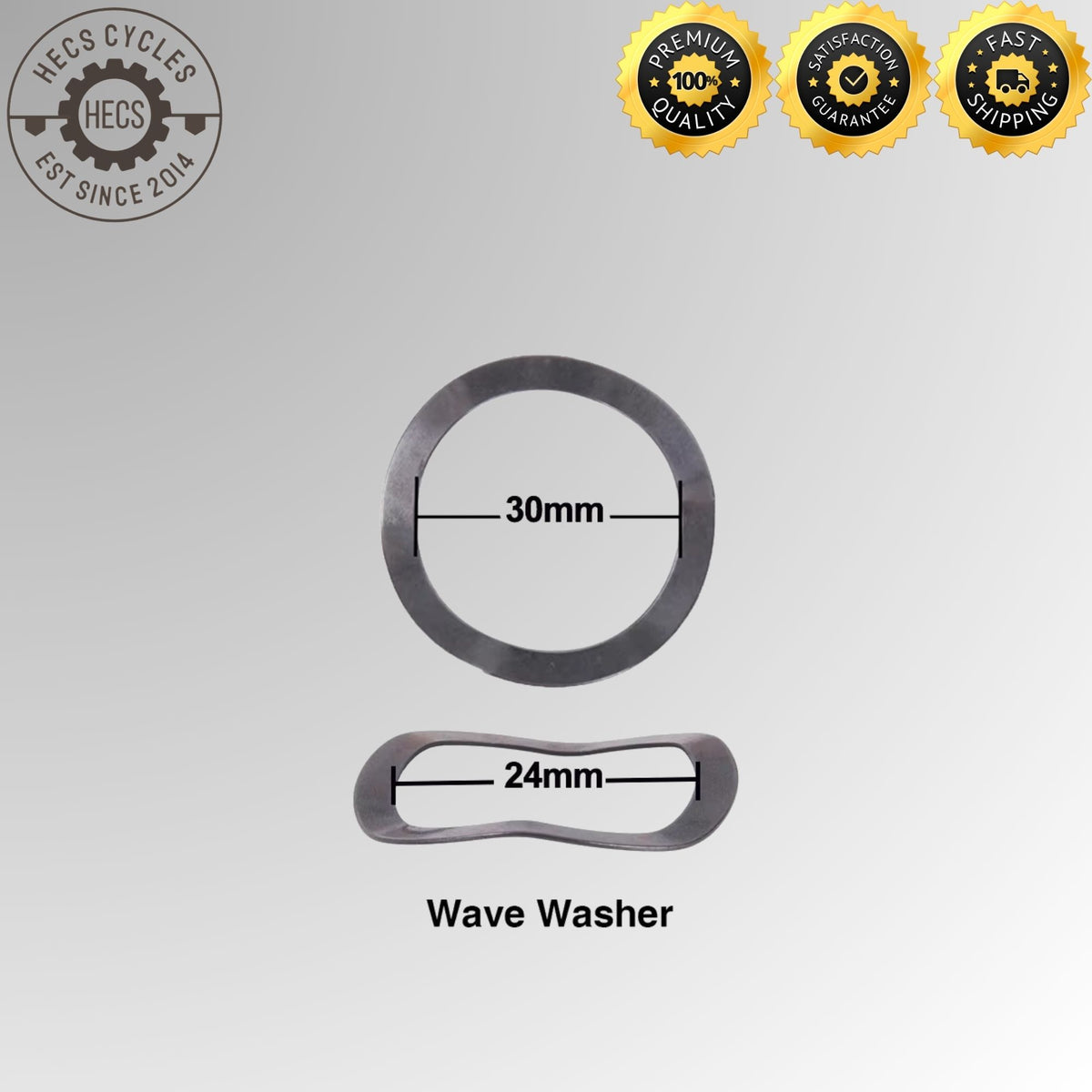 Bicycle Bottom Bracket Wavy Wave Washer Spacer 22mm 24mm 30mm Crankset Spindle Adapter for Sram Mountain Road Bike Bicycle