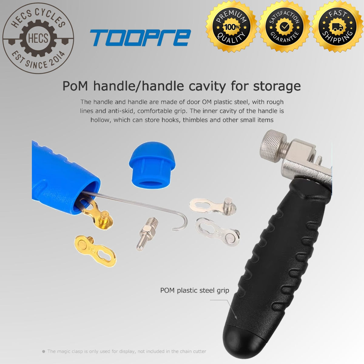 TOOPRE Bicycle Chain Breaker Cutter Tool Carbon Steel Chain Pin Remover Road MTB Bike Chain Repair Tool