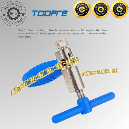 TOOPRE Bicycle Chain Breaker Cutter Tool Carbon Steel Chain Pin Remover Road MTB Bike Chain Repair Tool