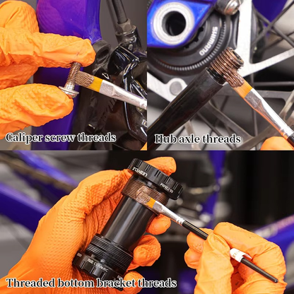 LEBYCLE Bicycle Anti Seize Compound Grease Waterproof Anti Rust Lubricant for Pedal Crank Bolts Threads Bike Maintenance