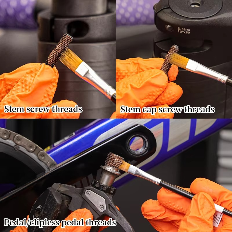 LEBYCLE Bicycle Anti Seize Compound Grease Waterproof Anti Rust Lubricant for Pedal Crank Bolts Threads Bike Maintenance
