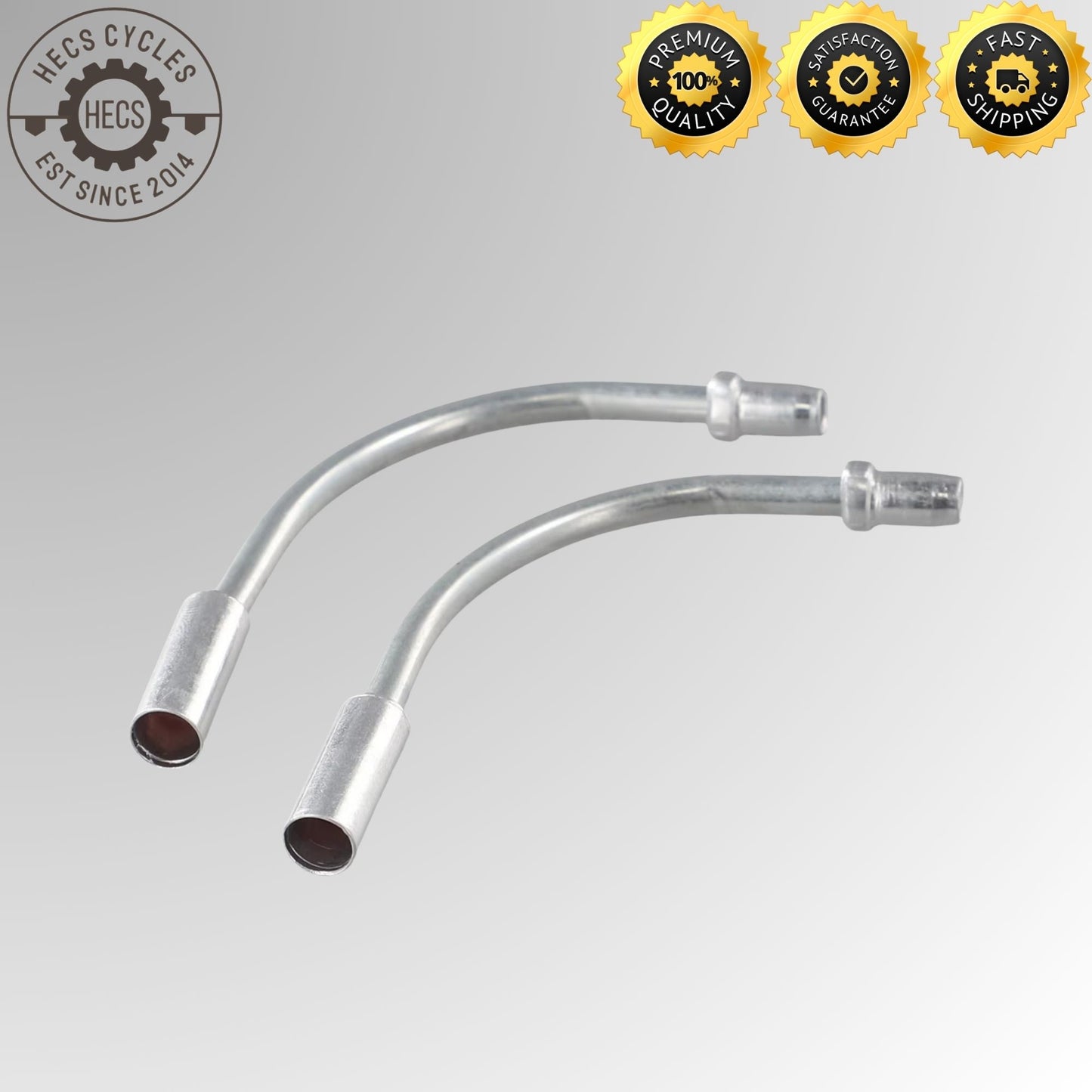 2PCS Bicycle V Brake Cable Noodle Elbow with Rubber Dust Boot MTB Road Bike Brake Cable Protector Accessories