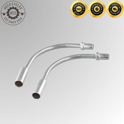 2PCS Bicycle V Brake Cable Noodle Elbow with Rubber Dust Boot MTB Road Bike Brake Cable Protector Accessories