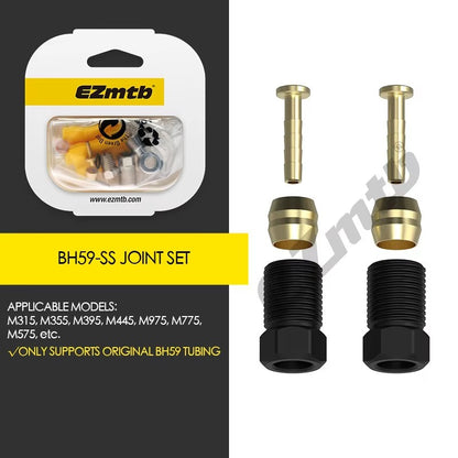 EZmtb Hydraulic Brake Hose Fittings Set Banjo Joint Connectors for Shimano Sram Magura Hope Formula
