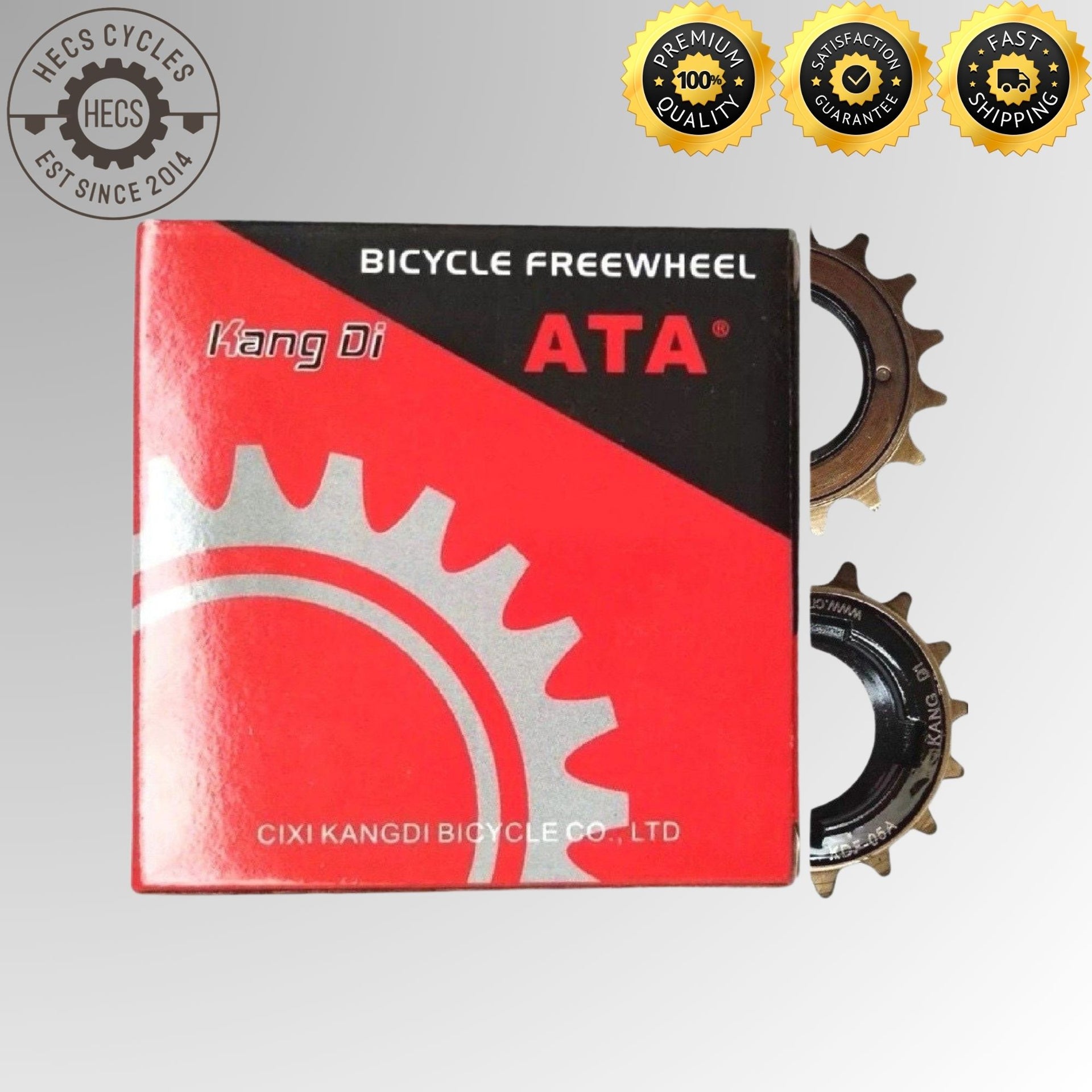 ata gears ltd ATA 1/2" X 1/8" Freewheel Single Speed Cog Sprocket 16T 18T 20T Bicycl – HECS Cycles