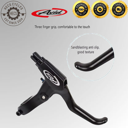 AVID 1 Pair FR5 Aluminum Bicycle Brake Levers 3 Finger MTB Road Bike V-Brake Mechanical Disc Brake