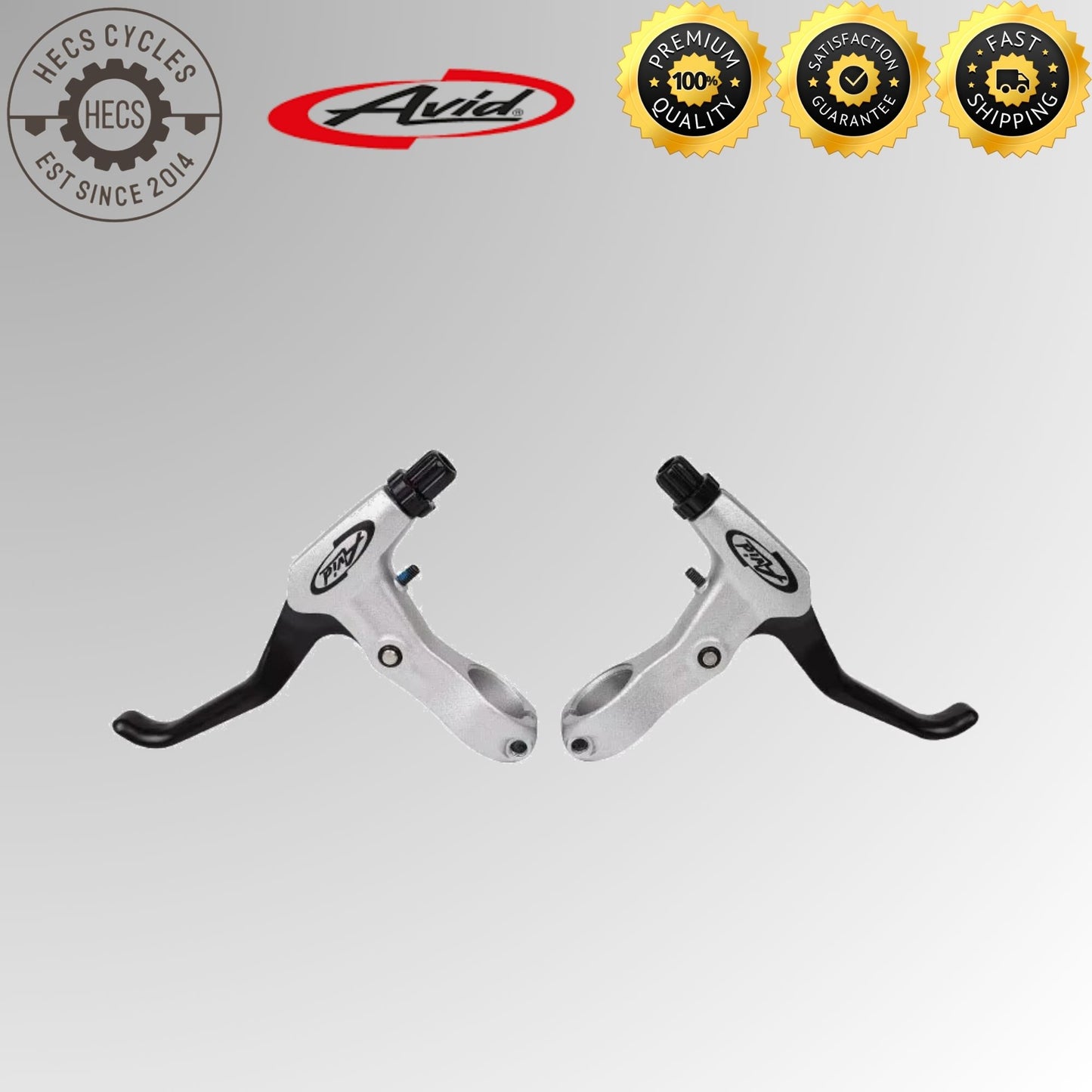 AVID 1 Pair FR5 Aluminum Bicycle Brake Levers 3 Finger MTB Road Bike V-Brake Mechanical Disc Brake