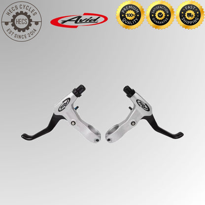 AVID 1 Pair FR5 Aluminum Bicycle Brake Levers 3 Finger MTB Road Bike V-Brake Mechanical Disc Brake