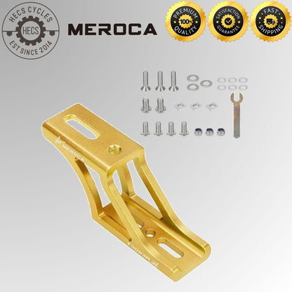 Aluminum Alloy Front Carrier Bracket Mount Adapter Raised Bracket Front Bag Holder for Dahon & Brompton Folding Bikes