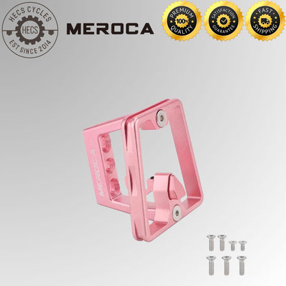 Aluminum Alloy Front Carrier Bracket Mount Adapter Raised Bracket Front Bag Holder for Dahon & Brompton Folding Bikes