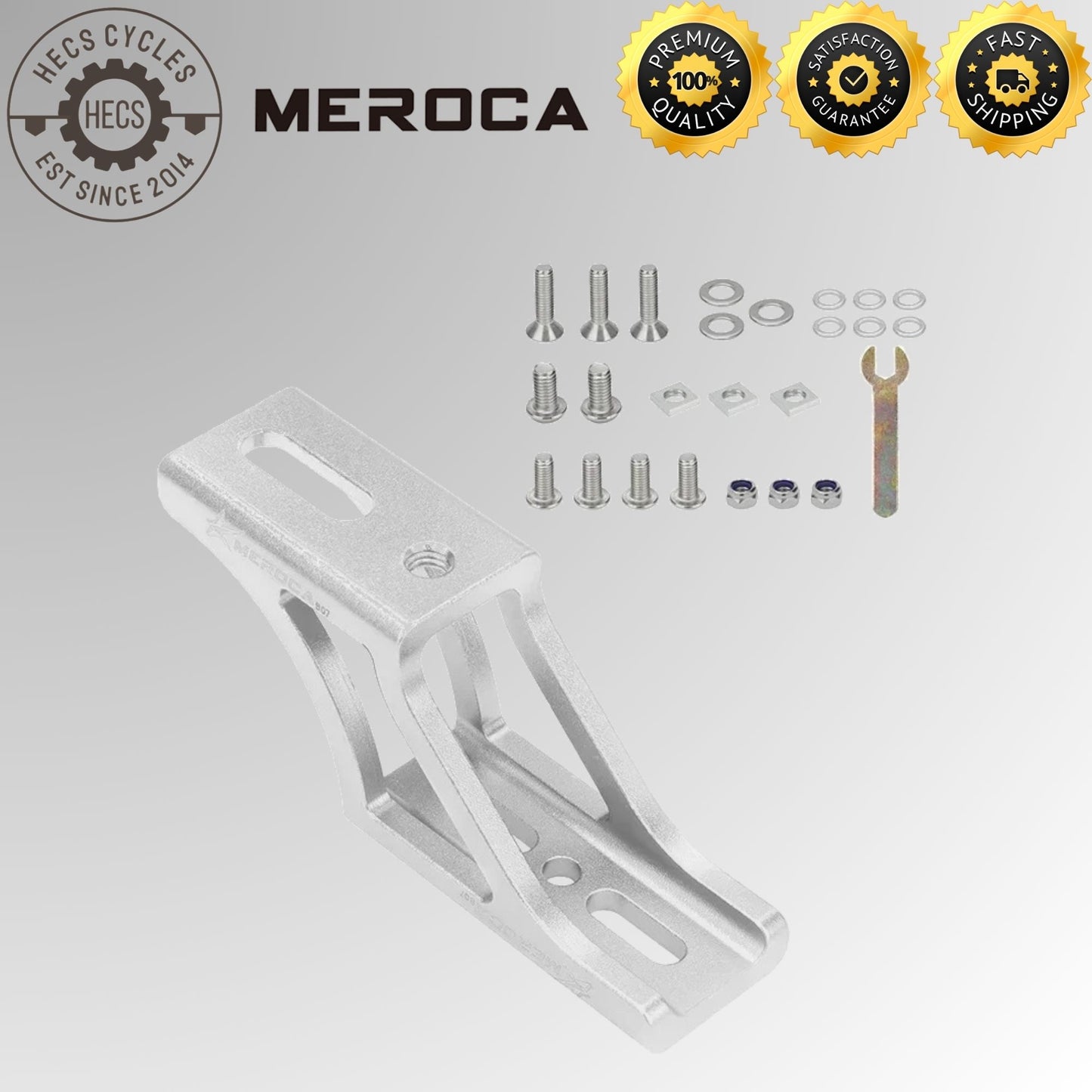 Aluminum Alloy Front Carrier Bracket Mount Adapter Raised Bracket Front Bag Holder for Dahon & Brompton Folding Bikes