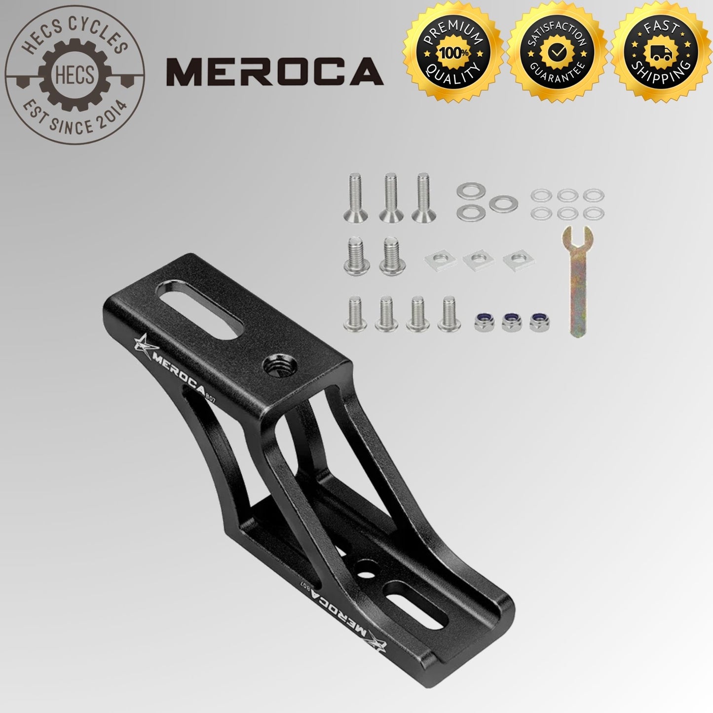 Aluminum Alloy Front Carrier Bracket Mount Adapter Raised Bracket Front Bag Holder for Dahon & Brompton Folding Bikes