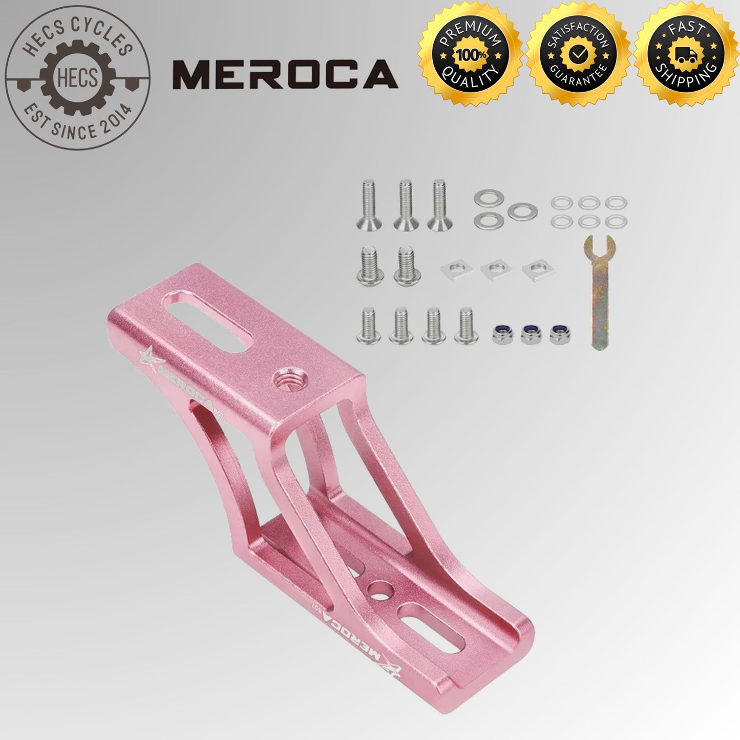 Aluminum Alloy Front Carrier Bracket Mount Adapter Raised Bracket Front Bag Holder for Dahon & Brompton Folding Bikes