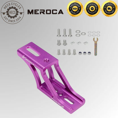 Aluminum Alloy Front Carrier Bracket Mount Adapter Raised Bracket Front Bag Holder for Dahon & Brompton Folding Bikes