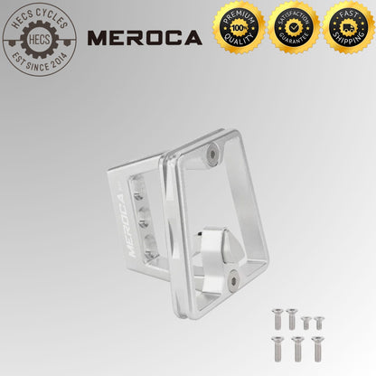 Aluminum Alloy Front Carrier Bracket Mount Adapter Raised Bracket Front Bag Holder for Dahon & Brompton Folding Bikes