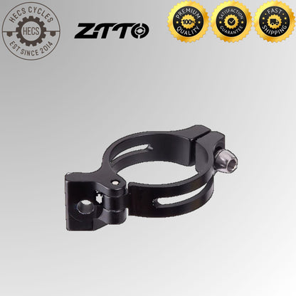 Aluminum Front Derailleur Adapter Braze-On Converter 34.9mm / 31.8mm
