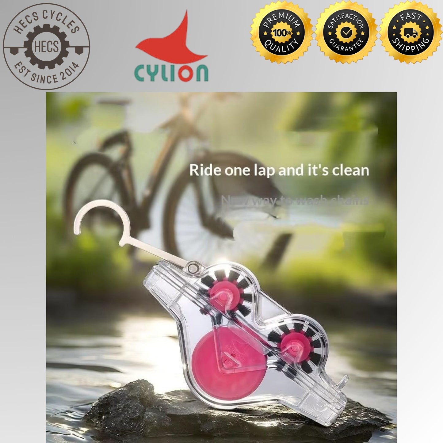 Bike Chain Cleaner Tool Bicycle Chain Cleaning Brush for MTB Road Bike Foldables Bicycle Drivetrain