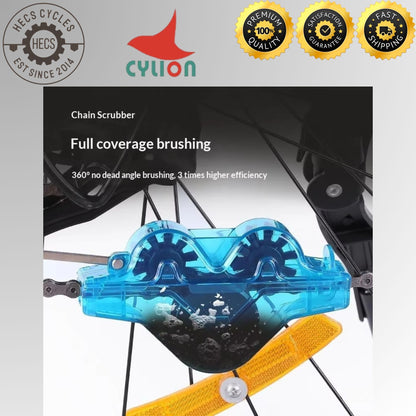 Bike Chain Cleaner Tool Bicycle Chain Cleaning Brush for MTB Road Bike Foldables Bicycle Drivetrain