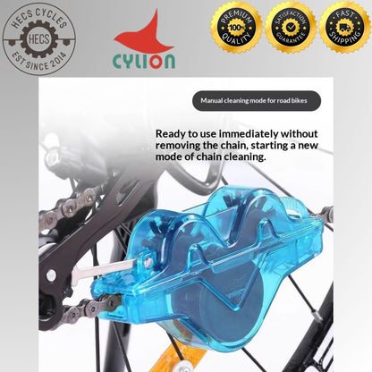 Bike Chain Cleaner Tool Bicycle Chain Cleaning Brush for MTB Road Bike Foldables Bicycle Drivetrain