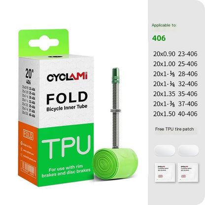 CYCLami Ultralight TPU Bike Inner Tube, 700 x 18/25/28/32, 26", 27.5", 29" Road and MTB Bicycle Tire