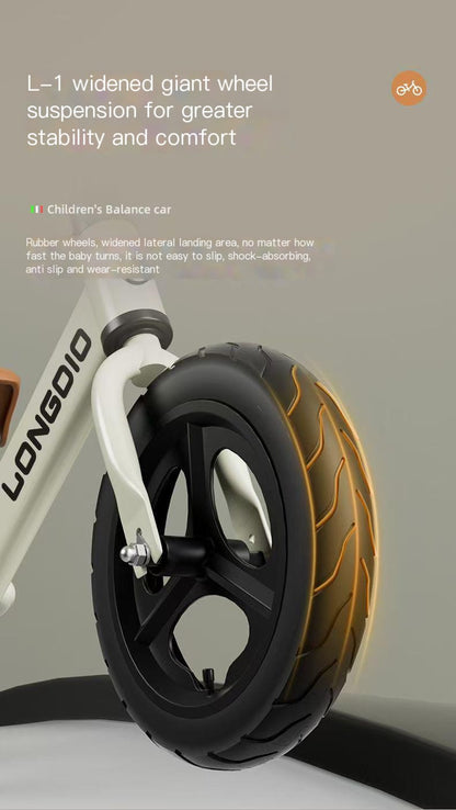 Kids Balance Bike Balancing Scooter Push Bike No Pedal Self-walking Baby Free Accessories Included Children's Balance Bike for Age 1-4