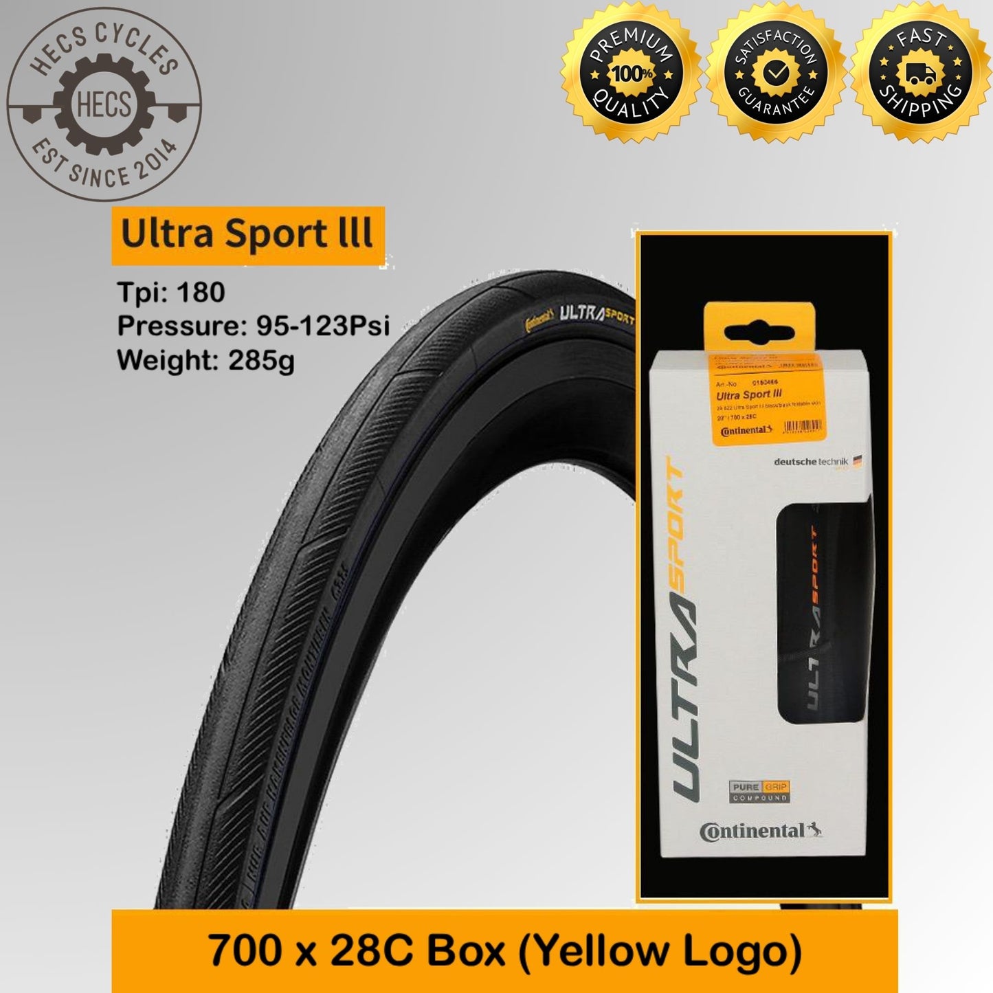 Continental Ultra Sport 3 iii 700x25c/28c Road Bike Fixed Gear Bicycle Tires