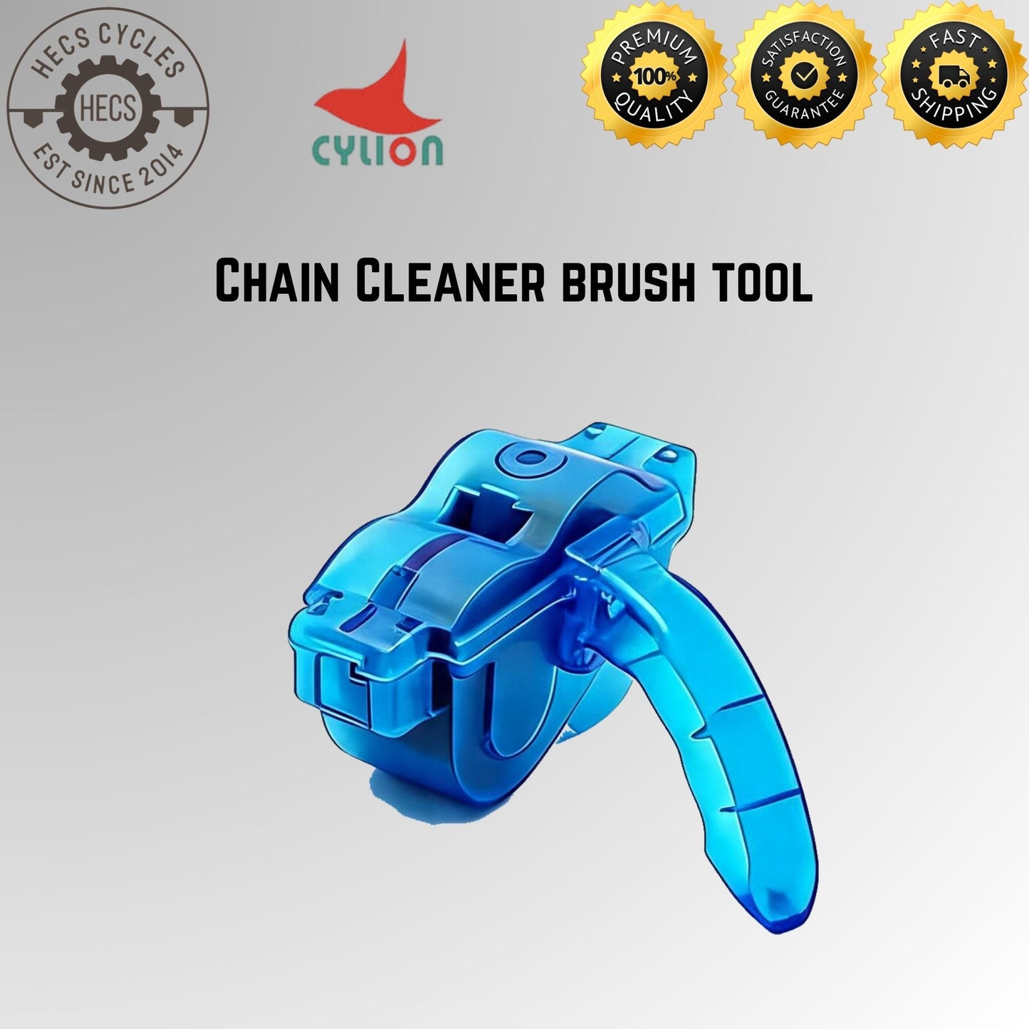 Cylion Bicycle Chain Cleaner Lube 5 Piece Set Bicycle Mountain Bike Road Bike Foldable Bicycle