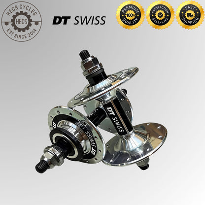 DT Swiss 370 Track Fixed Gear Hub Set Chrome Double Fixed 20H/24H 100mm/120mm