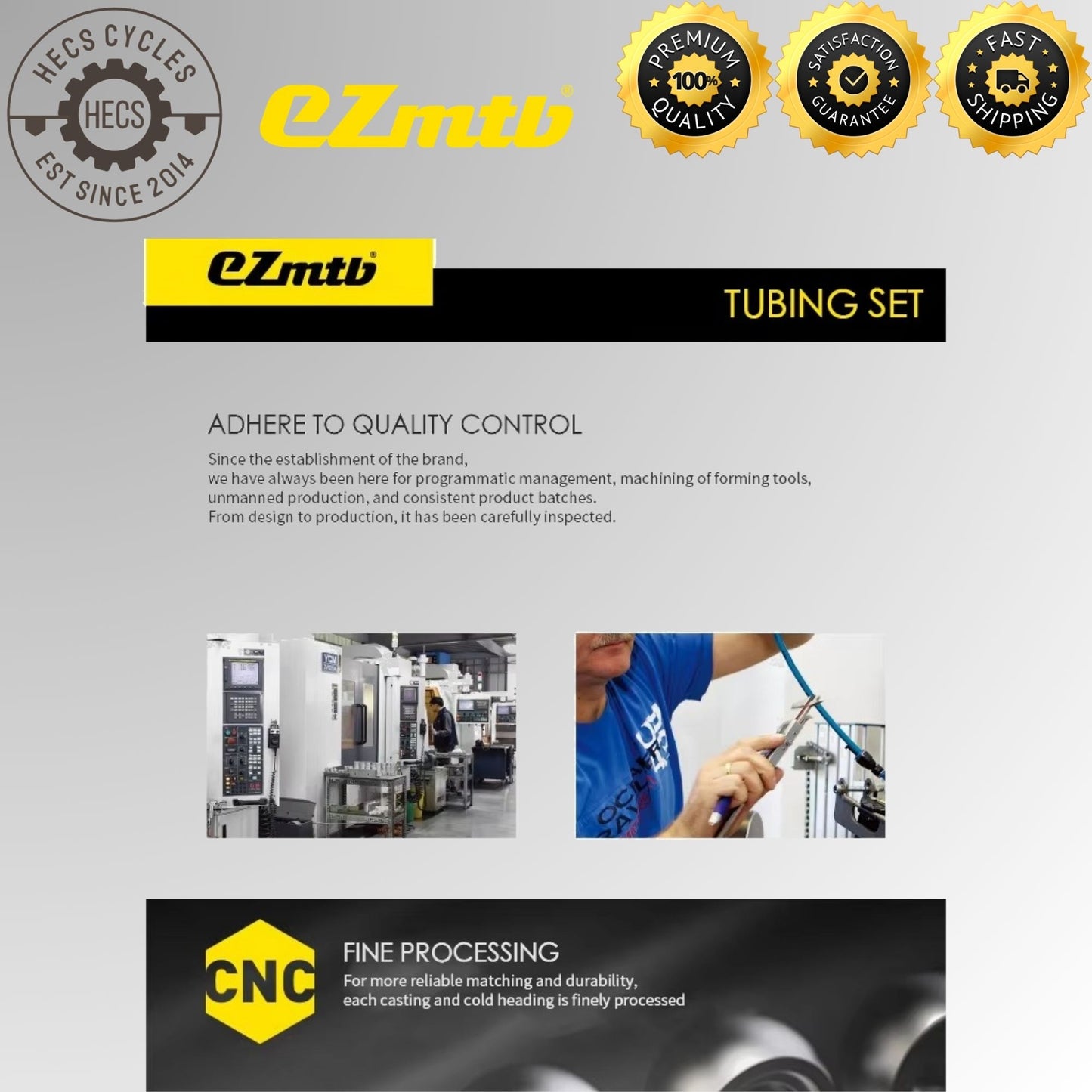 EZmtb Hydraulic Brake Hose Fittings Set Banjo Joint Connectors for Shimano Sram Magura Hope Formula