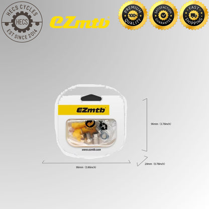 EZmtb Hydraulic Brake Hose Fittings Set Banjo Joint Connectors for Shimano Sram Magura Hope Formula