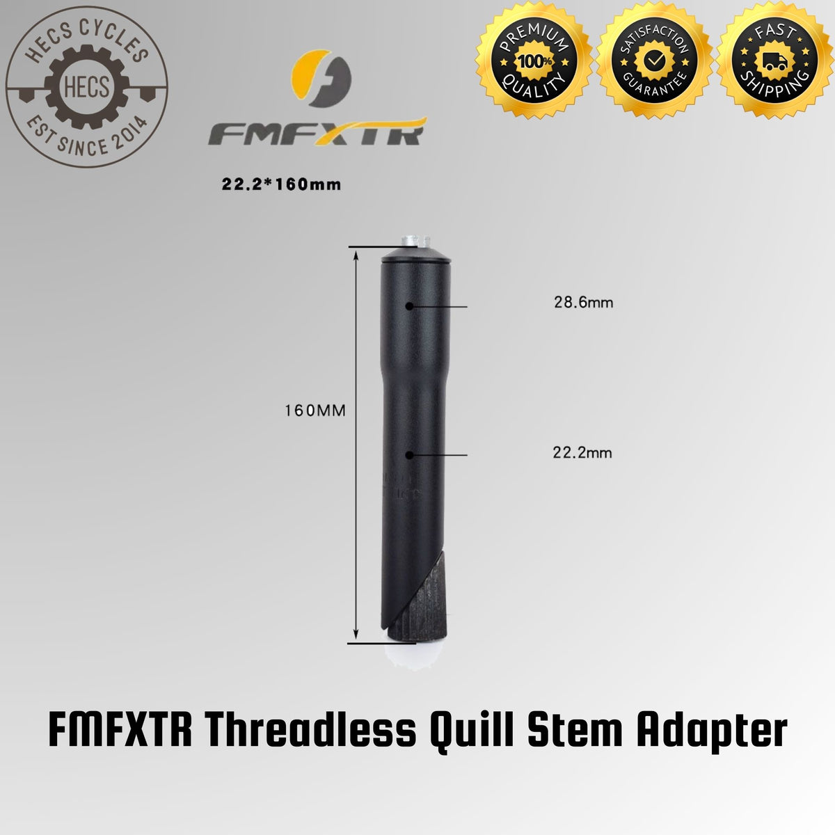 Stem Adapter FMFXTR Threadless Quill Stem Adapter 22.2mm 25.4mm Converter Bicycle ...