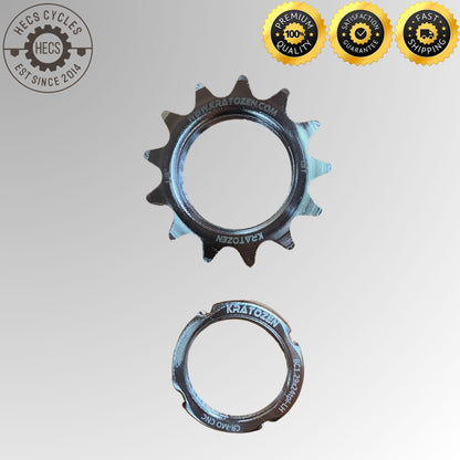 Fixed Gear Bicycle Cogs Hub Locking 1 Speed Fixie Bike Threaded Lock Rings 13T 14T 15T 16T 17T