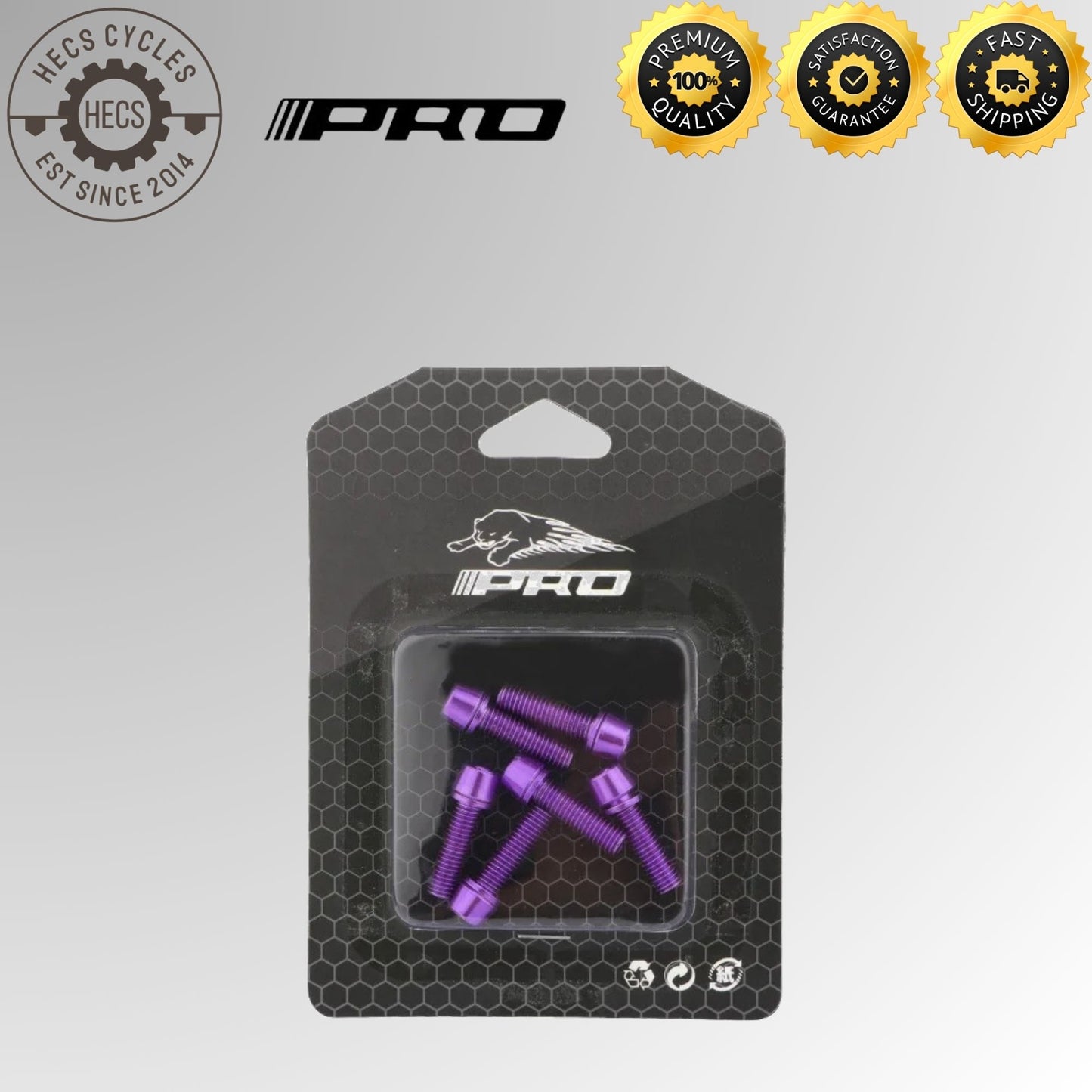 IIIPRO M5x18mm Bicycle Stem Bolts Set (6pcs) – Many Colours Stainless Steel Bike Handlebar Riser Screws