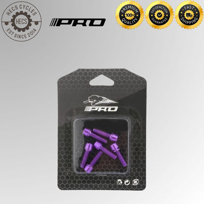 IIIPRO M5x18mm Bicycle Stem Bolts Set (6pcs) – Many Colours Stainless Steel Bike Handlebar Riser Screws
