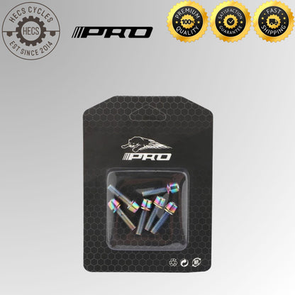 IIIPRO M5x18mm Bicycle Stem Bolts Set (6pcs) – Many Colours Stainless Steel Bike Handlebar Riser Screws