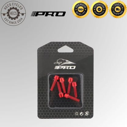 IIIPRO M5x18mm Bicycle Stem Bolts Set (6pcs) – Many Colours Stainless Steel Bike Handlebar Riser Screws