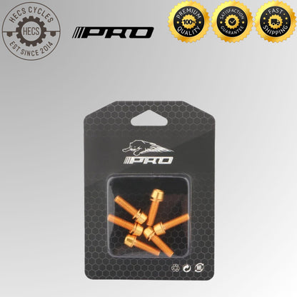IIIPRO M5x18mm Bicycle Stem Bolts Set (6pcs) – Many Colours Stainless Steel Bike Handlebar Riser Screws