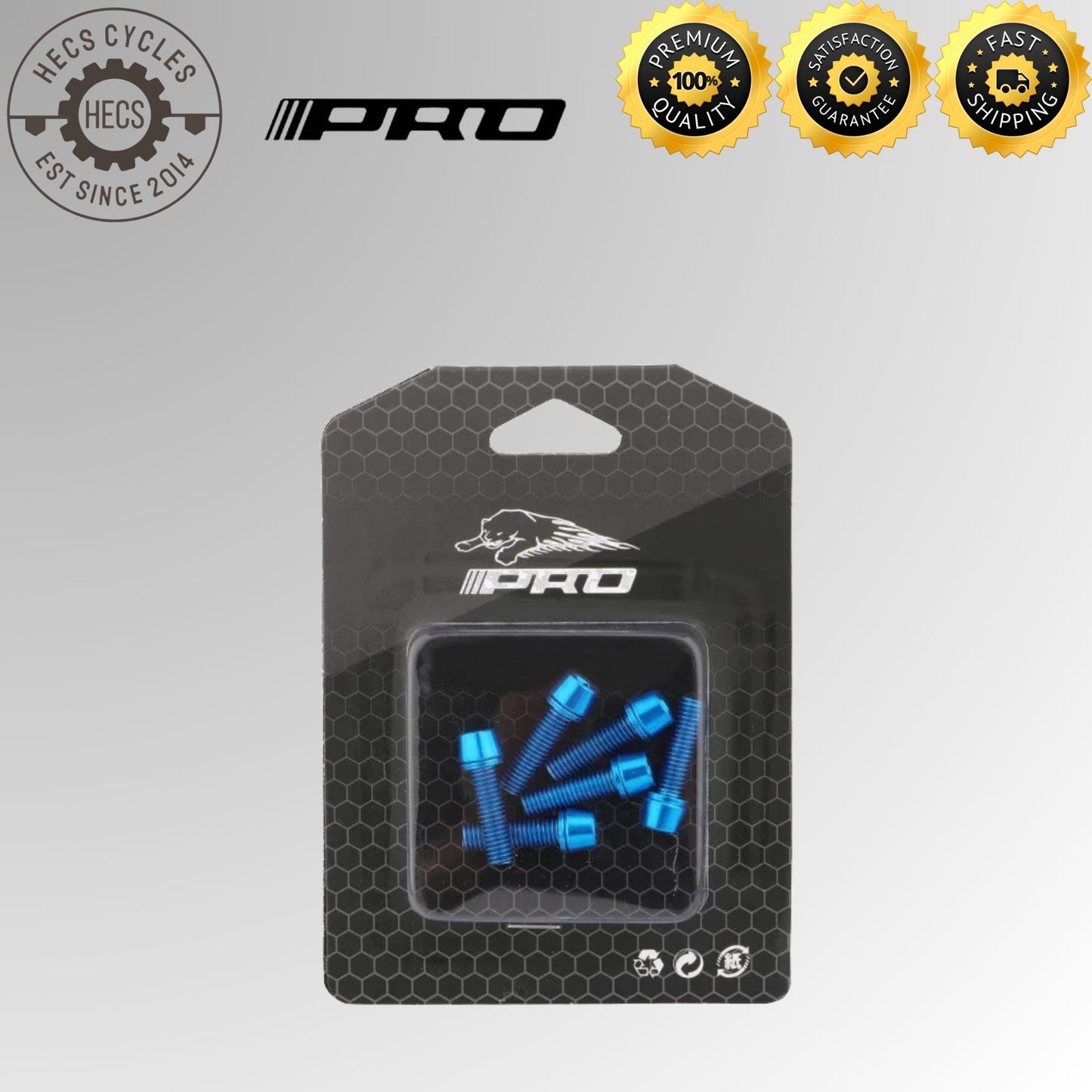 IIIPRO M5x18mm Bicycle Stem Bolts Set (6pcs) – Many Colours Stainless Steel Bike Handlebar Riser Screws