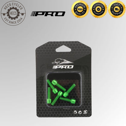 IIIPRO M5x18mm Bicycle Stem Bolts Set (6pcs) – Many Colours Stainless Steel Bike Handlebar Riser Screws