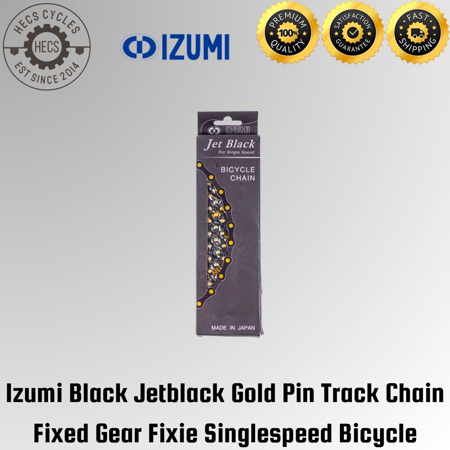 Izumi Jetblack Track Fixed Gear Fixie Single Speed Chain