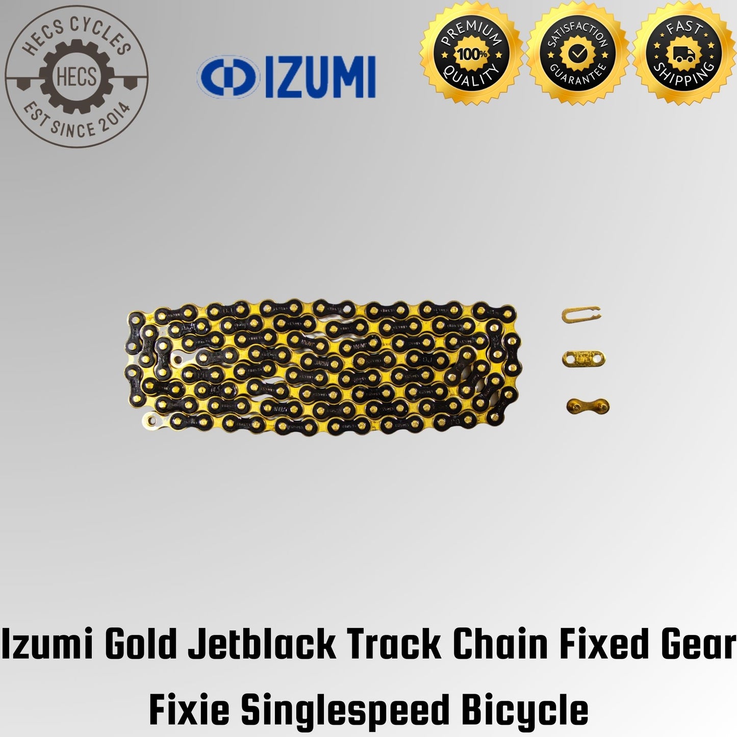 Izumi Jetblack Track Fixed Gear Fixie Single Speed Chain
