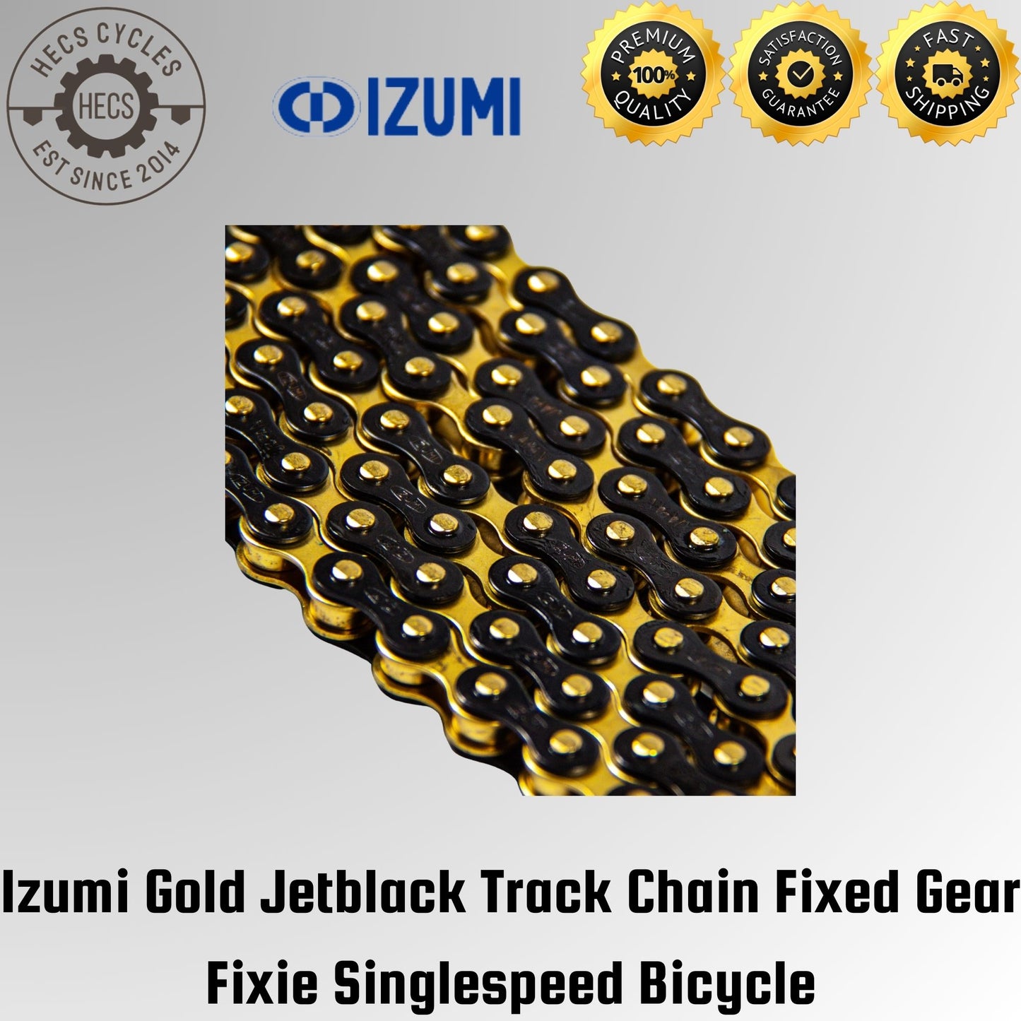 Izumi Jetblack Track Fixed Gear Fixie Single Speed Chain