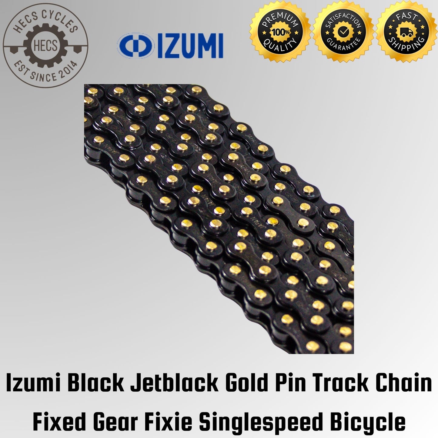 Izumi Jetblack Track Fixed Gear Fixie Single Speed Chain
