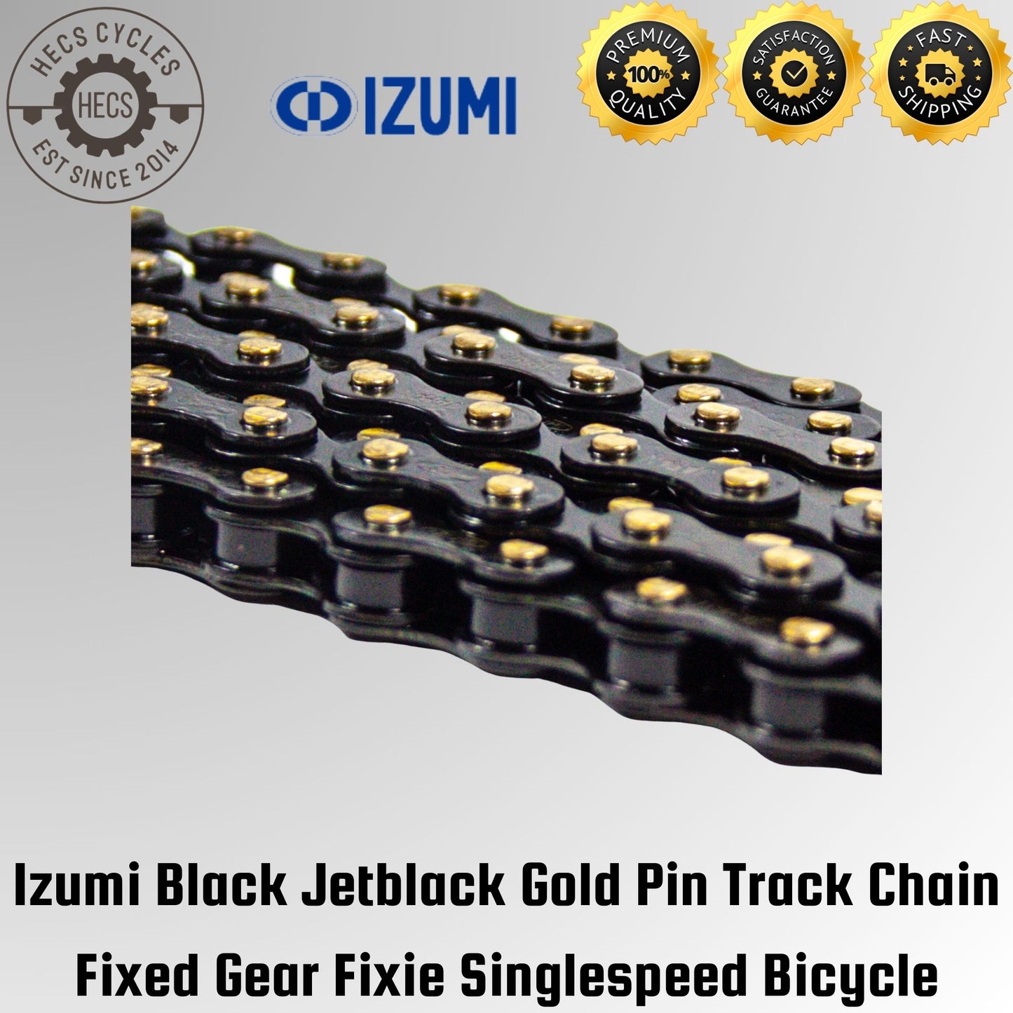 Izumi Jetblack Track Fixed Gear Fixie Single Speed Chain